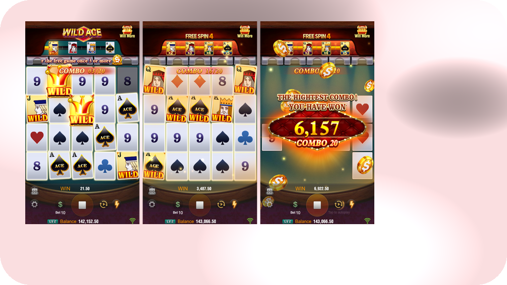 Wild Ace · Tampilan Antarmuka Aplikasi S9S9